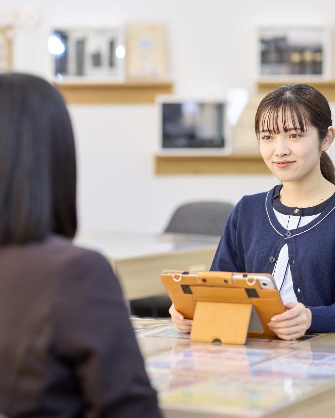 ショップでの接客