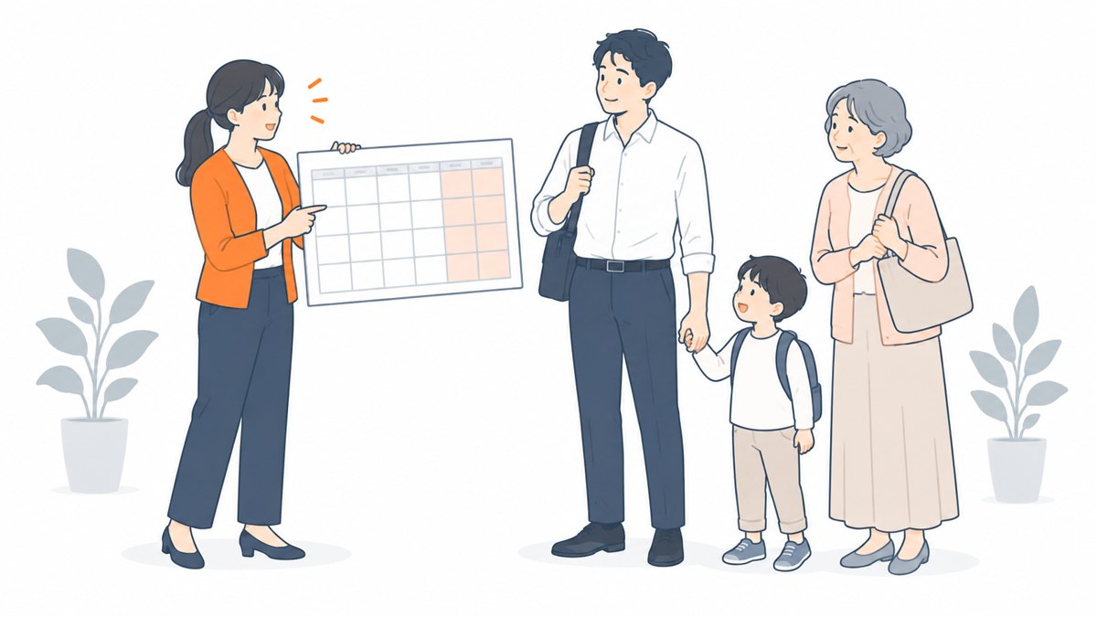 特例勤務社員制度 のイラスト